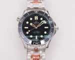 ORF Omega Seamaster Diver 300M James Bond 007 'No Date' Watch Metal Band
